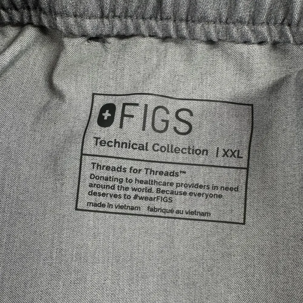 Figs Pants Mens XXL Gray Tansen Scrub Jogger Medical Tapered Drawstring New